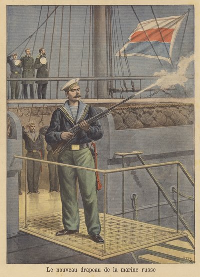 New flag of the Russian Navy by French School
